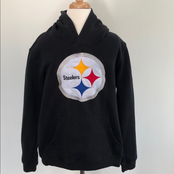 Steelers hoodie size L 14/16 - Picture 1 of 3